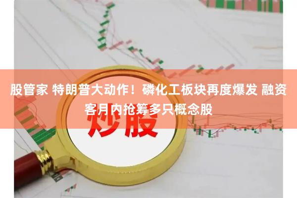 股管家 特朗普大动作！磷化工板块再度爆发 融资客月内抢筹多只概念股