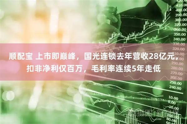 顺配宝 上市即巅峰，国光连锁去年营收28亿元，扣非净利仅百万，毛利率连续5年走低